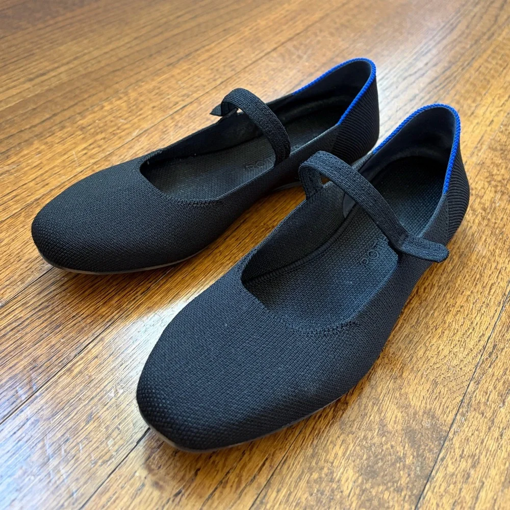 Black Rothy’s Square Toe Mary Janes - Picture 2 of 8